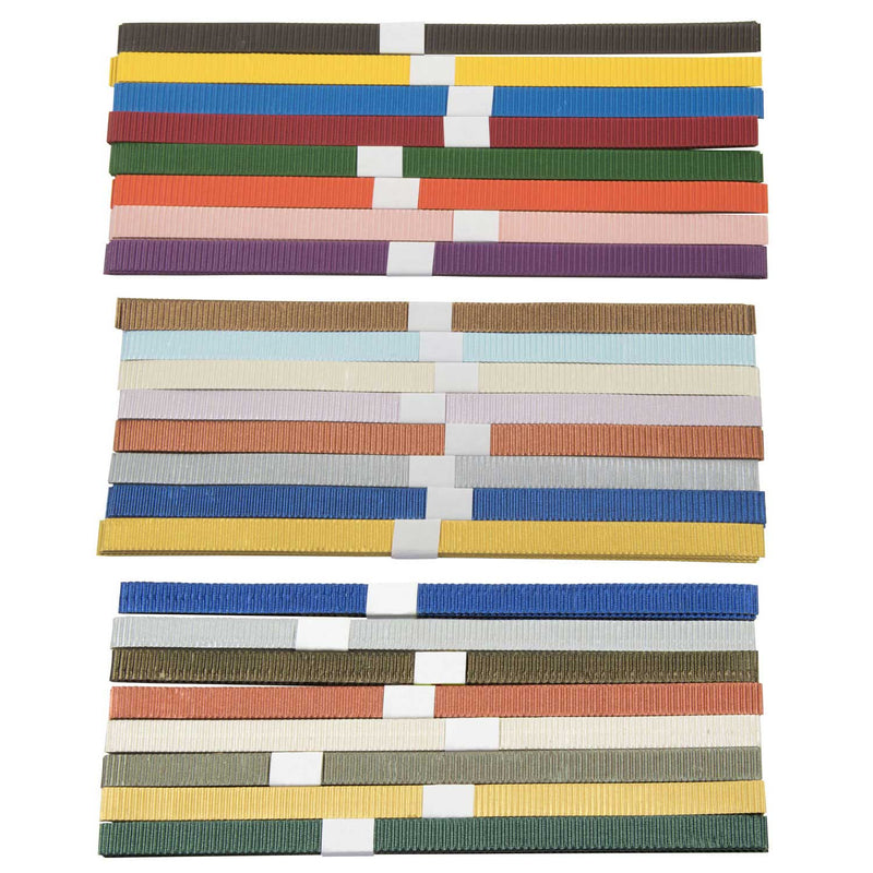 Afbeelding laden in galerijviewer, Knutsel stroken papier 26cm, 40st.