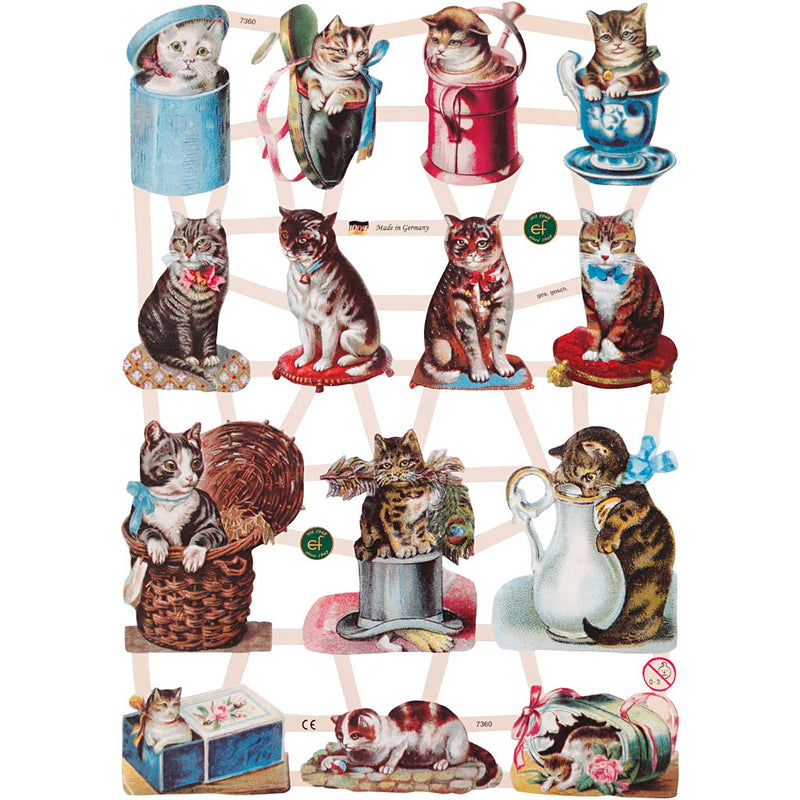 Afbeelding laden in galerijviewer, Https: www.cchobby.nl vintage-plaatjes-hele-jaar-vel-16-5x23-5-cm-30-vel-1-doos