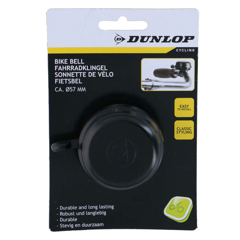 Afbeelding laden in galerijviewer, Dunlop fietsbel zwart 57mm