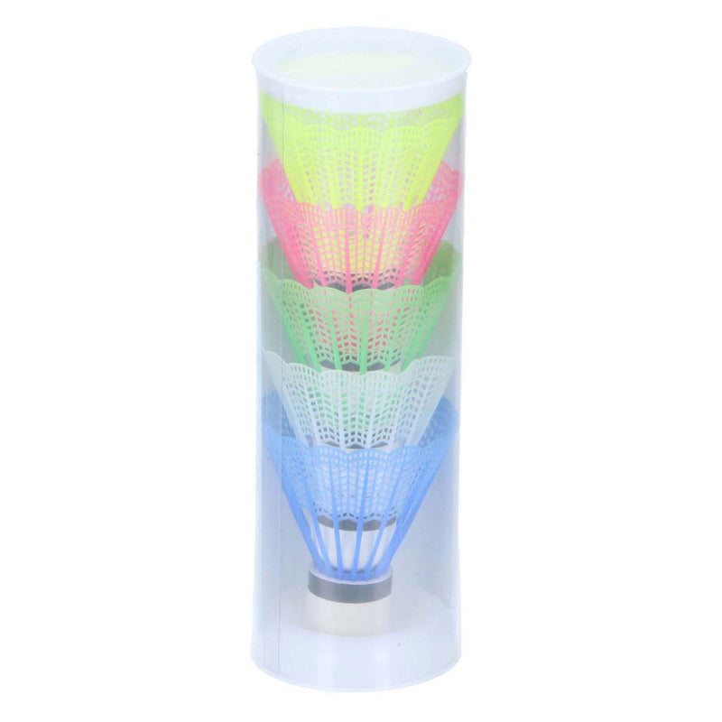 Load image into Gallery viewer, Eddy toys badminton shuttles - 5 stuks – badminton shuttlecocks plastic – gekleurde badminton shuttles – badminton ballen voor training en recreatief spel