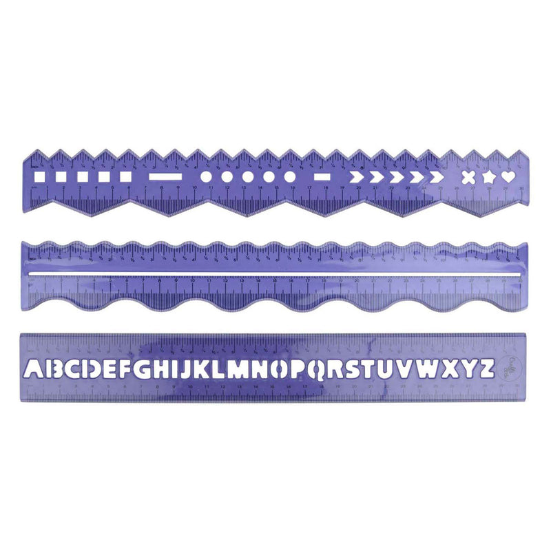 Afbeelding laden in galerijviewer, Linialenset creatief 30cm, 3dlg.