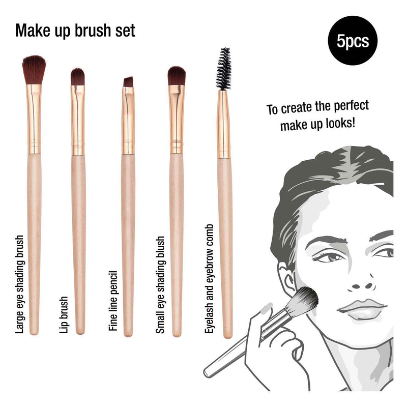 Afbeelding laden in galerijviewer, Make-up kwasten, 5dlg.