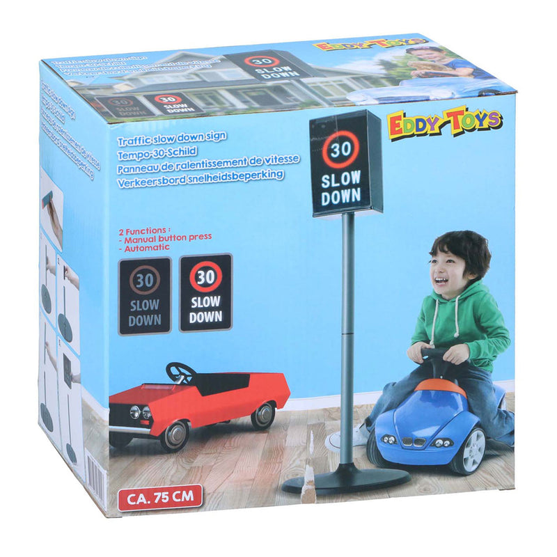 Load image into Gallery viewer, Elektronisch speelgoed verkeersbord 30 km u slow down