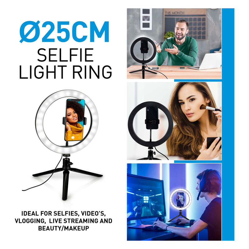 Afbeelding laden in galerijviewer, Ringlight op statief