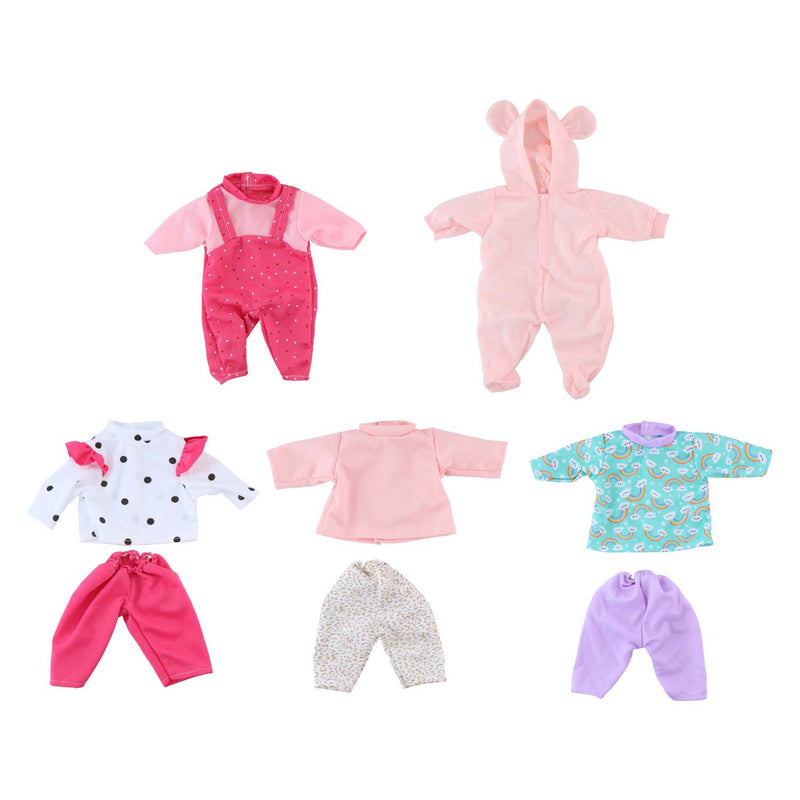 Afbeelding laden in galerijviewer, Poppenkleding set, 8dlg.