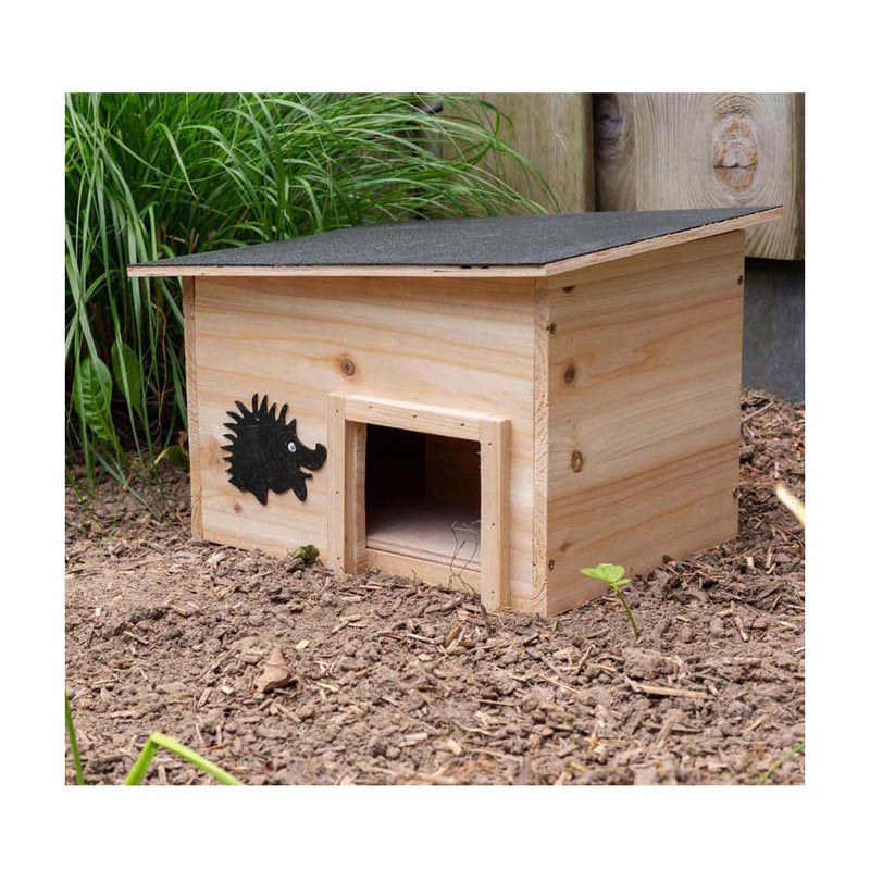 Load image into Gallery viewer, Lifetime garden houten egelhuis 32x26x20 cm