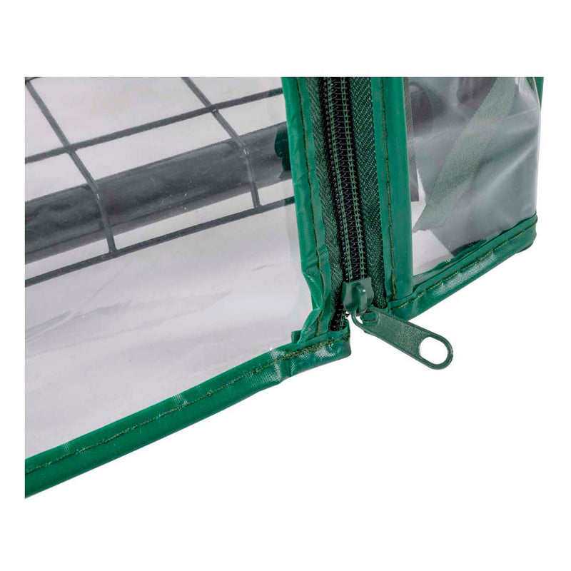 Load image into Gallery viewer, Kinzo kweekkas - broeikas tuinkas 69x49x125 cm - kweekbak met 3 verdiepingen - transparant broeikast design met ritssluiting - broeikas kweekkas voor groenten kweken - groen