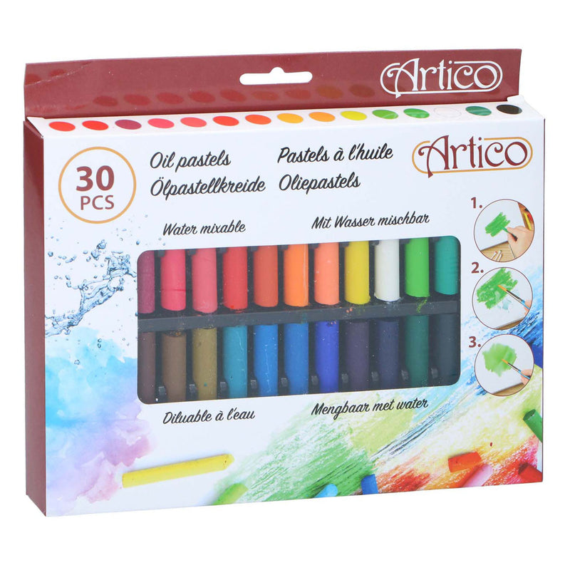 Afbeelding laden in galerijviewer, Oliepastels, set van 30 kleuren