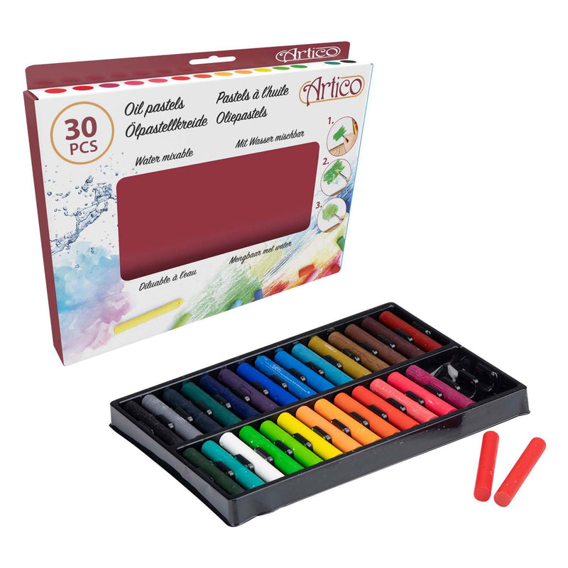 Afbeelding laden in galerijviewer, Oliepastels, set van 30 kleuren
