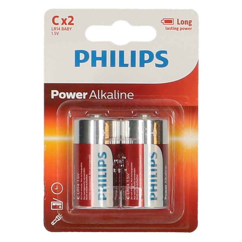 Load image into Gallery viewer, Philips batterijen lr14 c powerlife