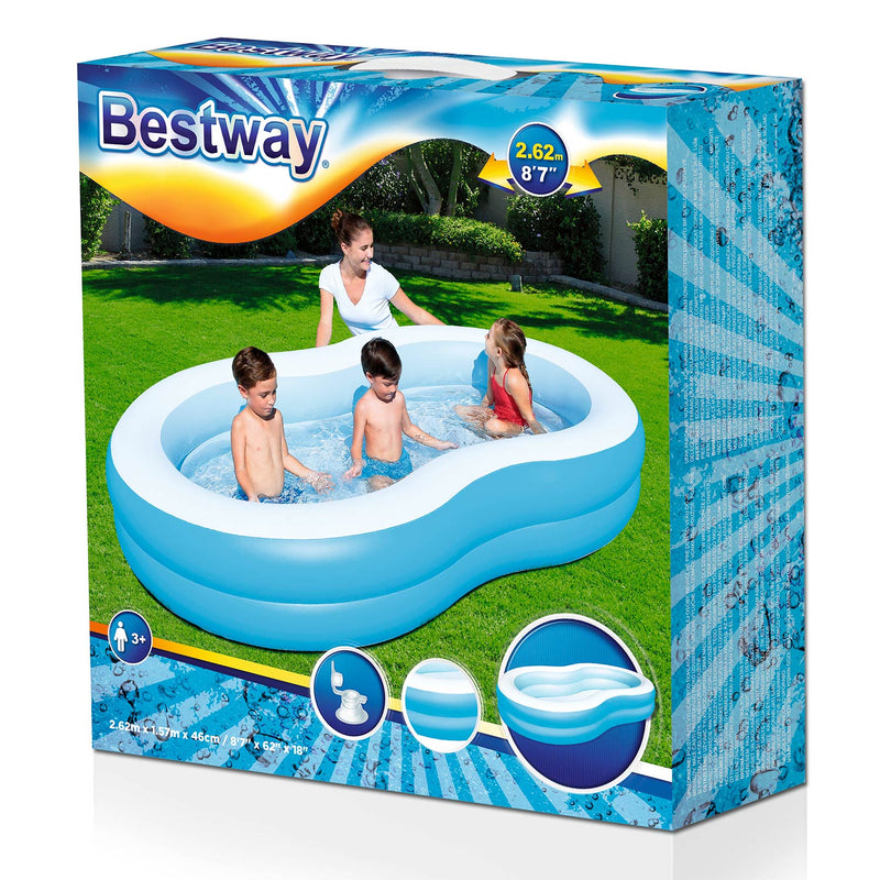Afbeelding laden in galerijviewer, Bestway familiebad achtworm the big lagoon 262