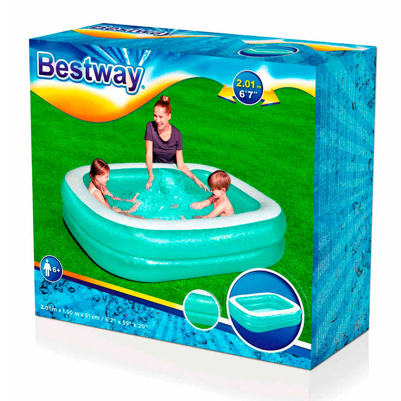 Load image into Gallery viewer, Bestway familiezwembad rechthoek, 201cm