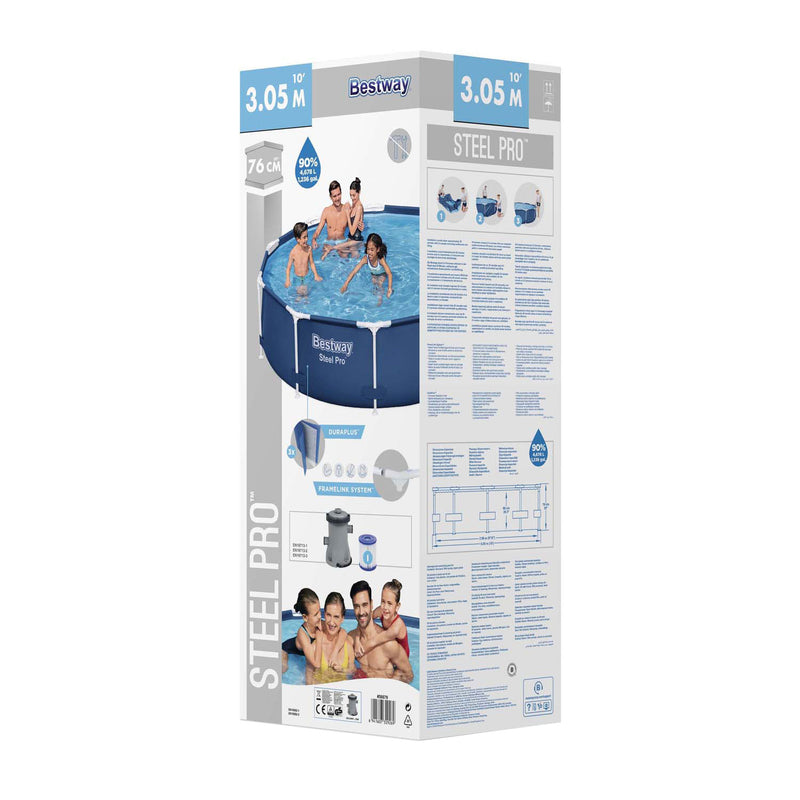 Load image into Gallery viewer, Bestway zwembad steel pro set rond, 305cm