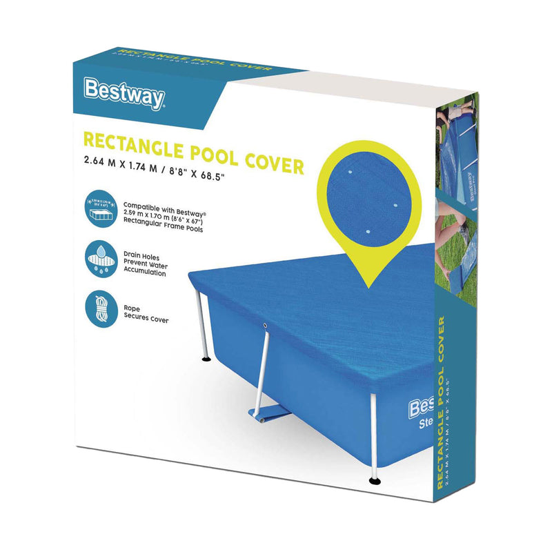 Load image into Gallery viewer, Bestway afdekzeil steel pro rechthoek, 259cm