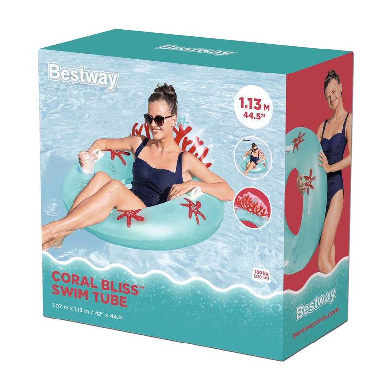 Load image into Gallery viewer, Bestway zwemring koraal, 97cm