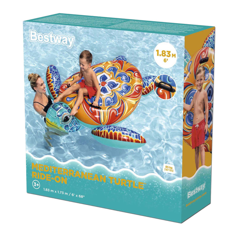 Load image into Gallery viewer, Bestway rider mediteraans opblaas schildpad, 186cm