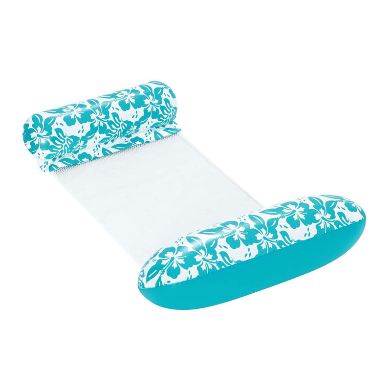 Load image into Gallery viewer, Bestway bloemen luchtbed met netbodem, 114cm