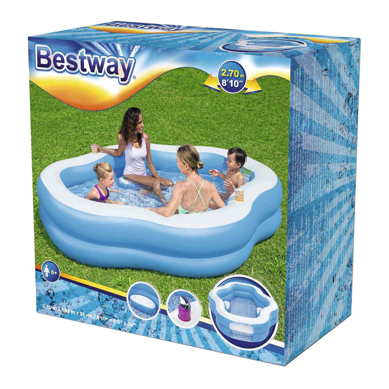 Afbeelding laden in galerijviewer, Bestway familiebad plusvorm splashview, 270cm