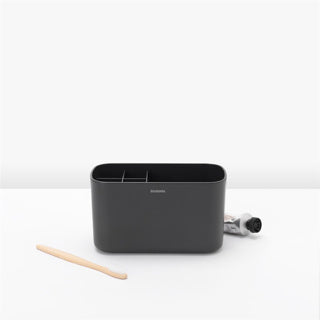 Load image into Gallery viewer, Brabantia renew tandenborstelhouder - 11 x 19,6 x 9,9 cm - dark grey