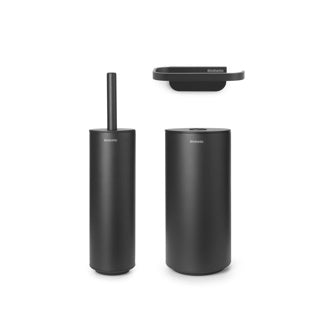 Load image into Gallery viewer, Brabantia mindset toiletaccessoires, set van 3 mineral infinite grey