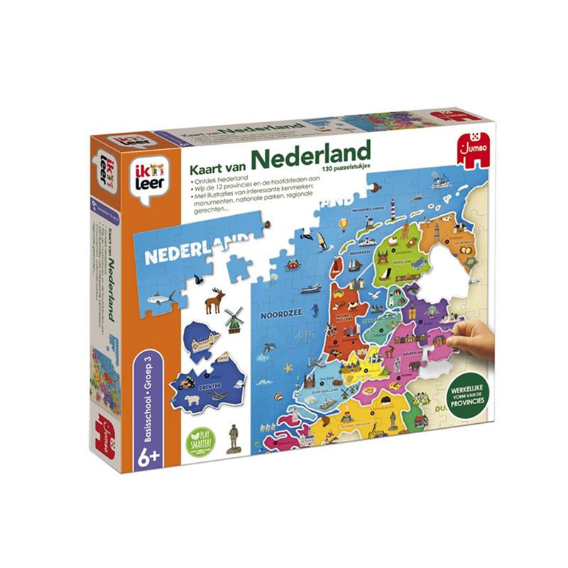 Load image into Gallery viewer, Jumbo ik leer kaart van nederland