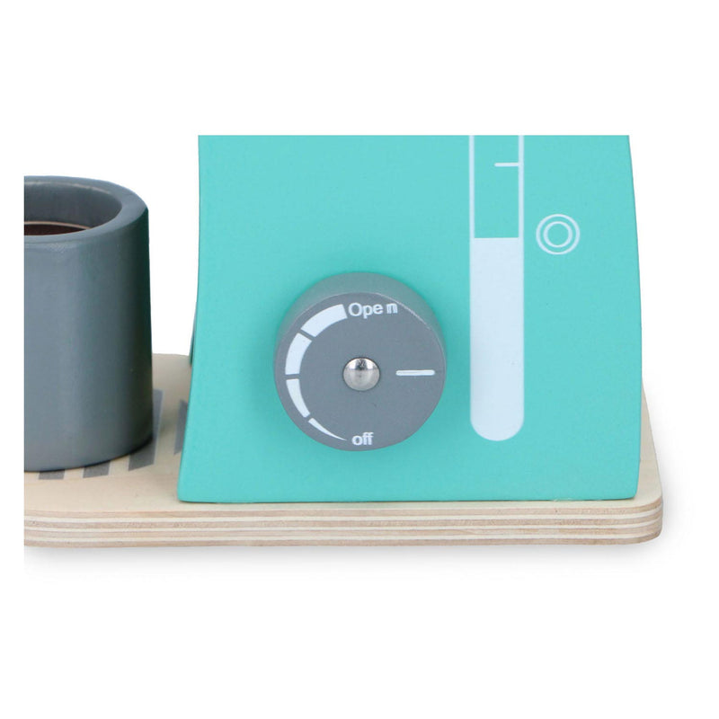 Load image into Gallery viewer, Houten Koffiemachine Set, 9dlg.