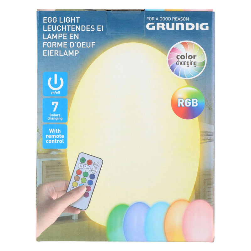 Load image into Gallery viewer, Abi Kleurveranderende Nachtlamp in Eivorm, met Afstandsbediening