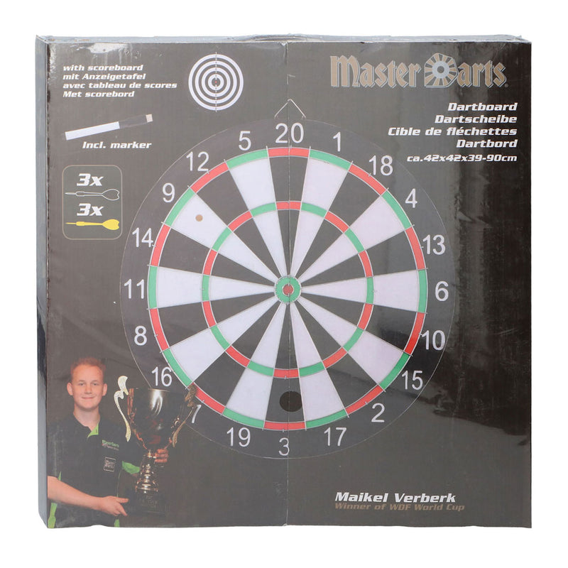 Load image into Gallery viewer, Master darts dartboard set met scorebord