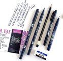 Load image into Gallery viewer, Tombow • lettering set beginner