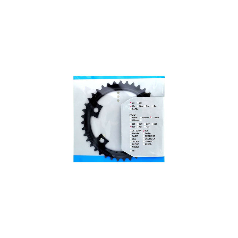Load image into Gallery viewer, Shimano kettingblad 105 11V 39T Y1WV39000 FC-R7000 zwart