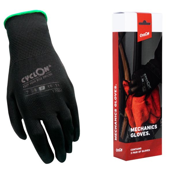 Load image into Gallery viewer, Cyclon montagehandschoenen m9 - groen (3 paar)