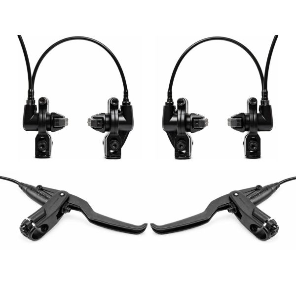 Load image into Gallery viewer, Magura velgremset hs11 direct mount idm (integrated direct mount) 2 schroeven bevestiging voor- achterrem (kabellengte 750 2050mm)