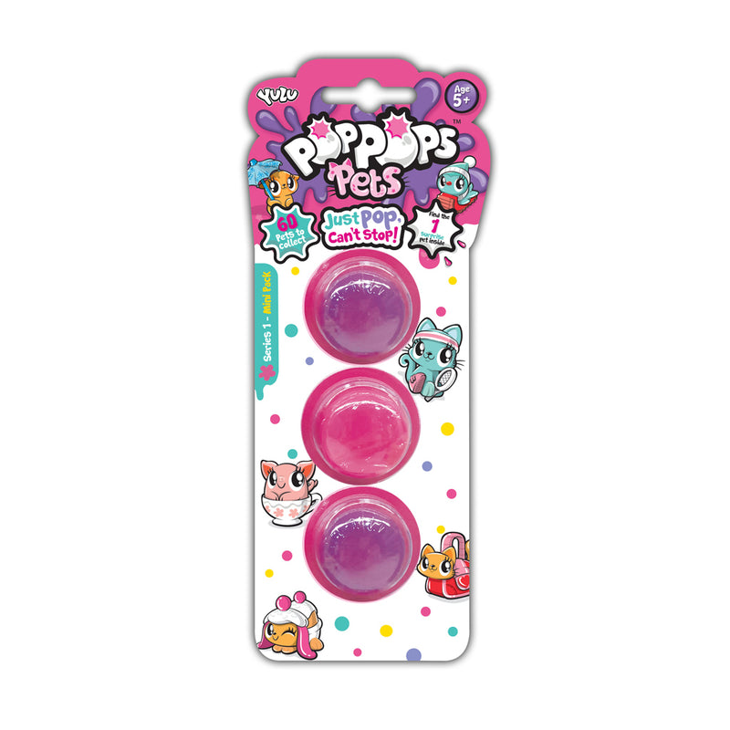 Load image into Gallery viewer, Yulu poppops pets series 1 3 stuks