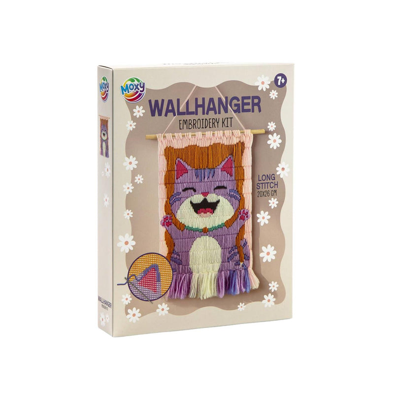 Afbeelding laden in galerijviewer, Moxy wandhanger borduurset lange steek