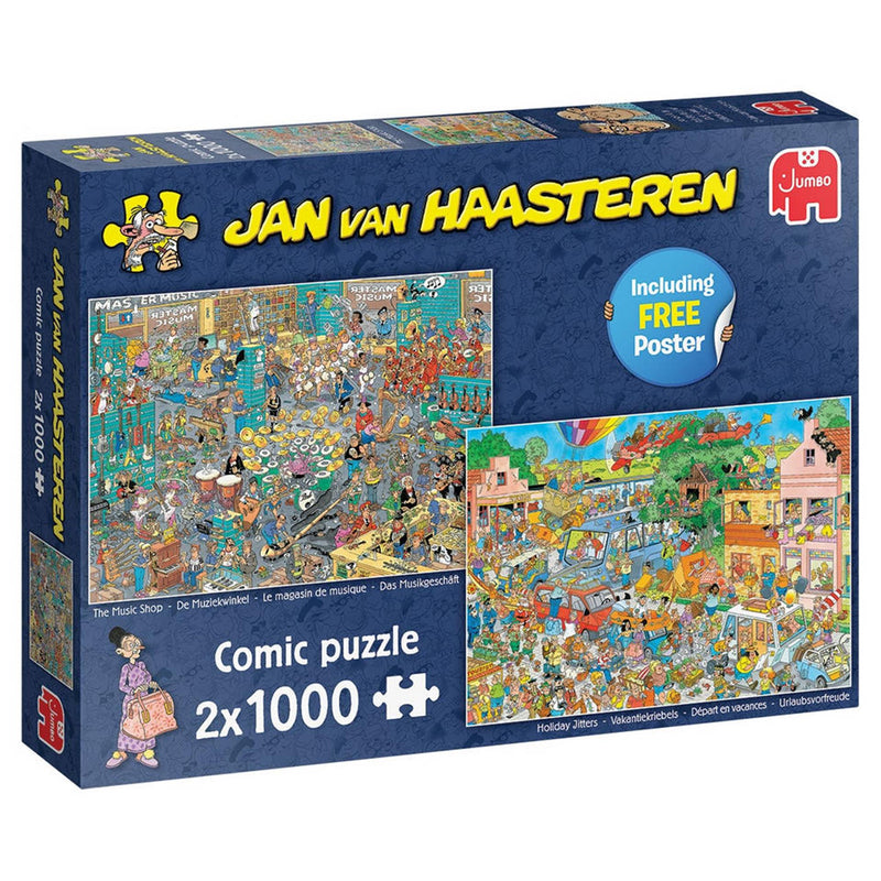 Load image into Gallery viewer, Jumbo jvh puzzel muziekwinkel 2x1000 st.