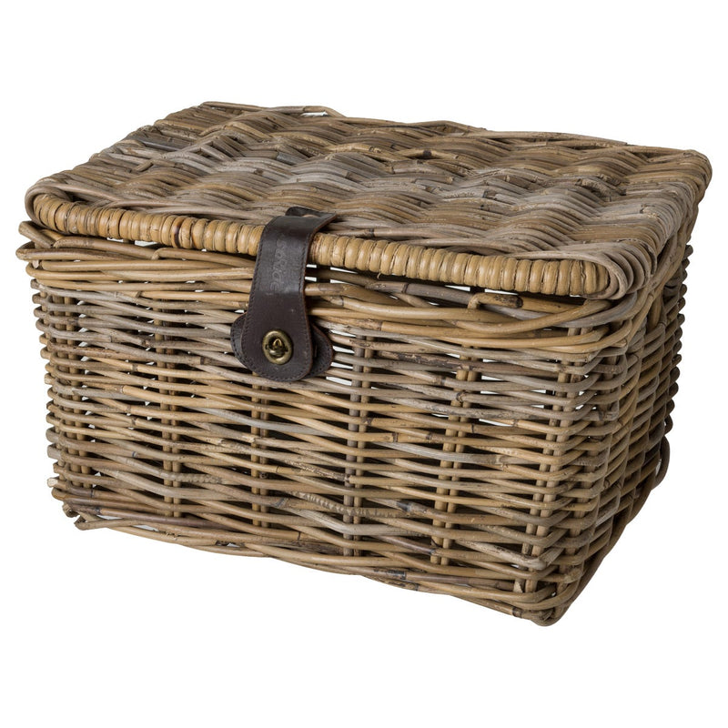 Load image into Gallery viewer, Fastrider sera fietsmand - naturel rotan fietsmanden - 26l - fietsmand met deksel - handgemaakt