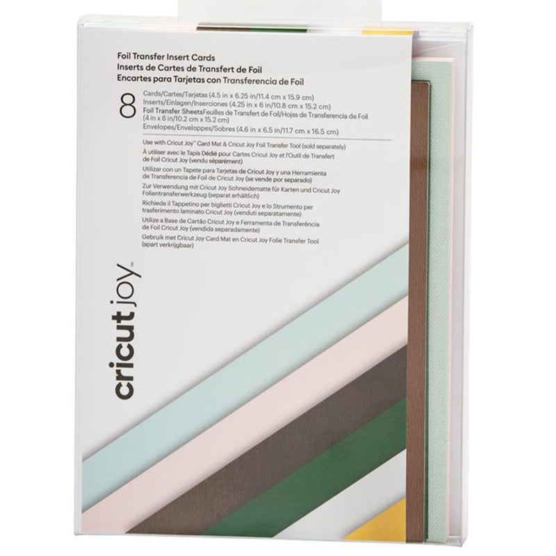 Load image into Gallery viewer, Cricut joy • insert cards foil forest a6