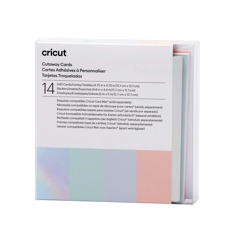 Load image into Gallery viewer, Cricut • cut-away cards pastel s40