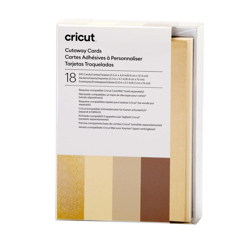 Load image into Gallery viewer, Cricut • cut-away cards neutrals r10