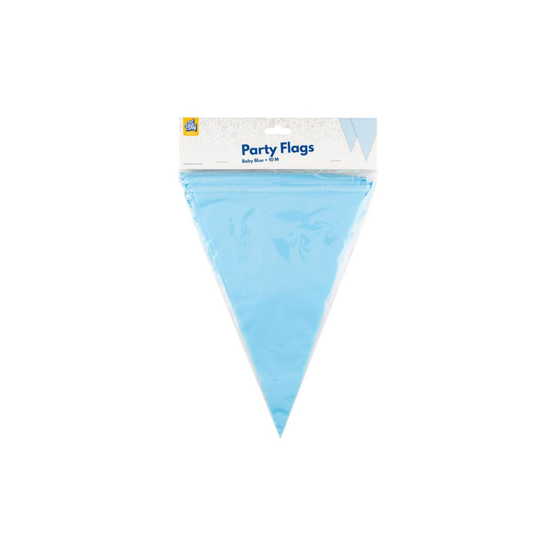 Load image into Gallery viewer, Paperdreams party vlag - baby blauw 10 meter pe polyetheen