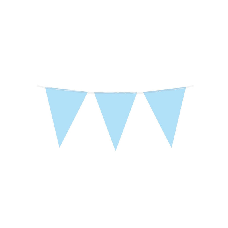 Load image into Gallery viewer, Paperdreams party vlag - baby blauw 10 meter pe polyetheen