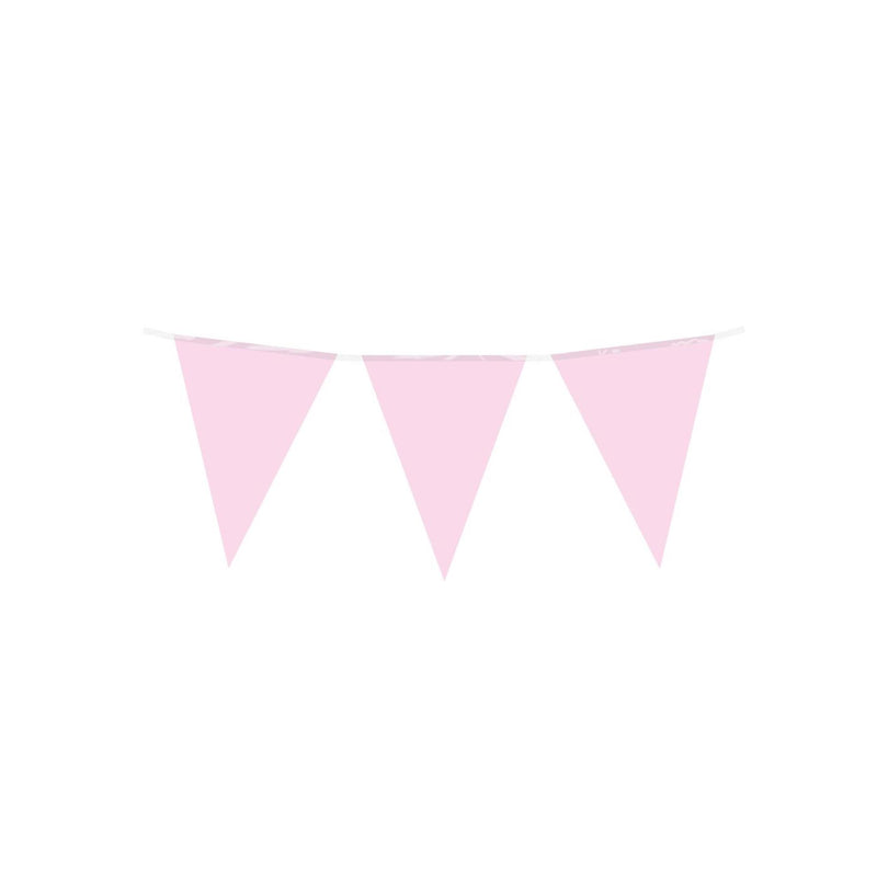 Load image into Gallery viewer, Paperdreams party vlag - baby roze 10 meter pe polyetheen