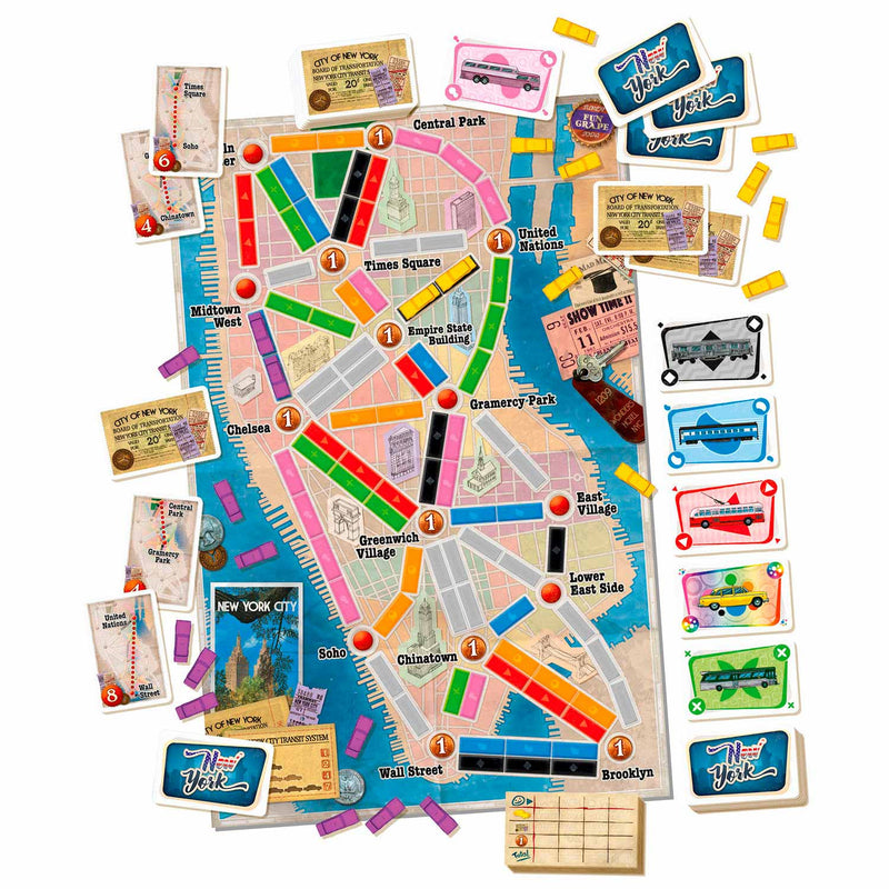 Load image into Gallery viewer, Days of wonder ticket to ride new york bordspel