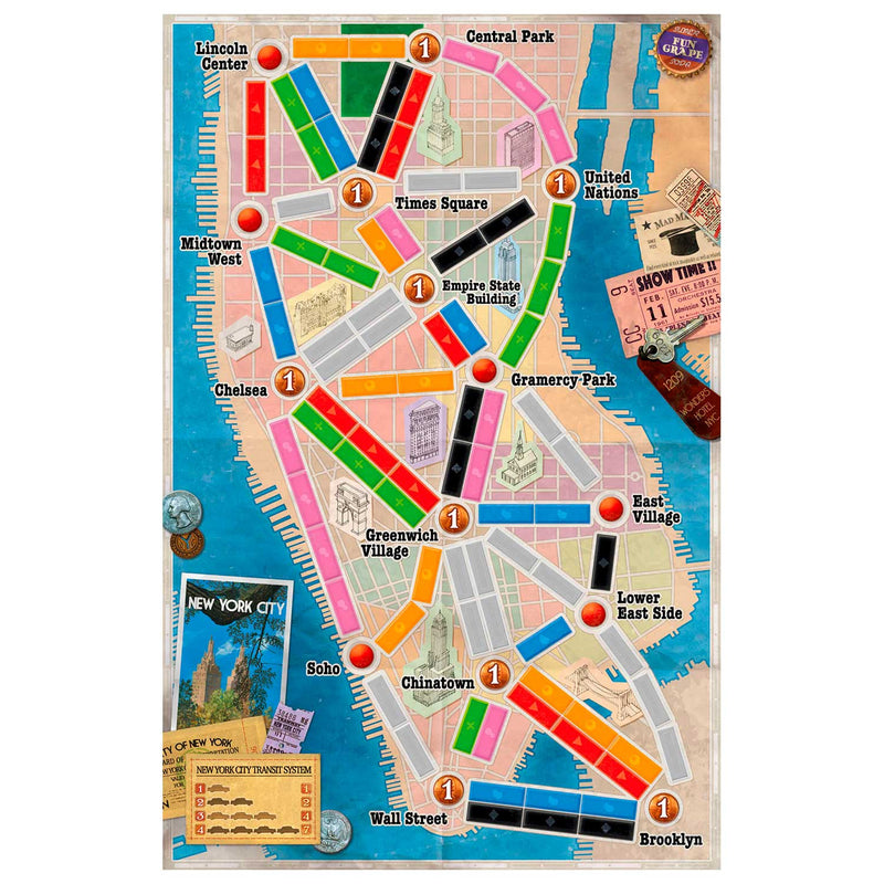Load image into Gallery viewer, Days of wonder ticket to ride new york bordspel
