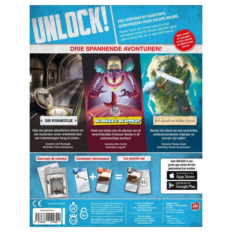 Load image into Gallery viewer, Asmodee Unlock! Ontsnappingsavonturen