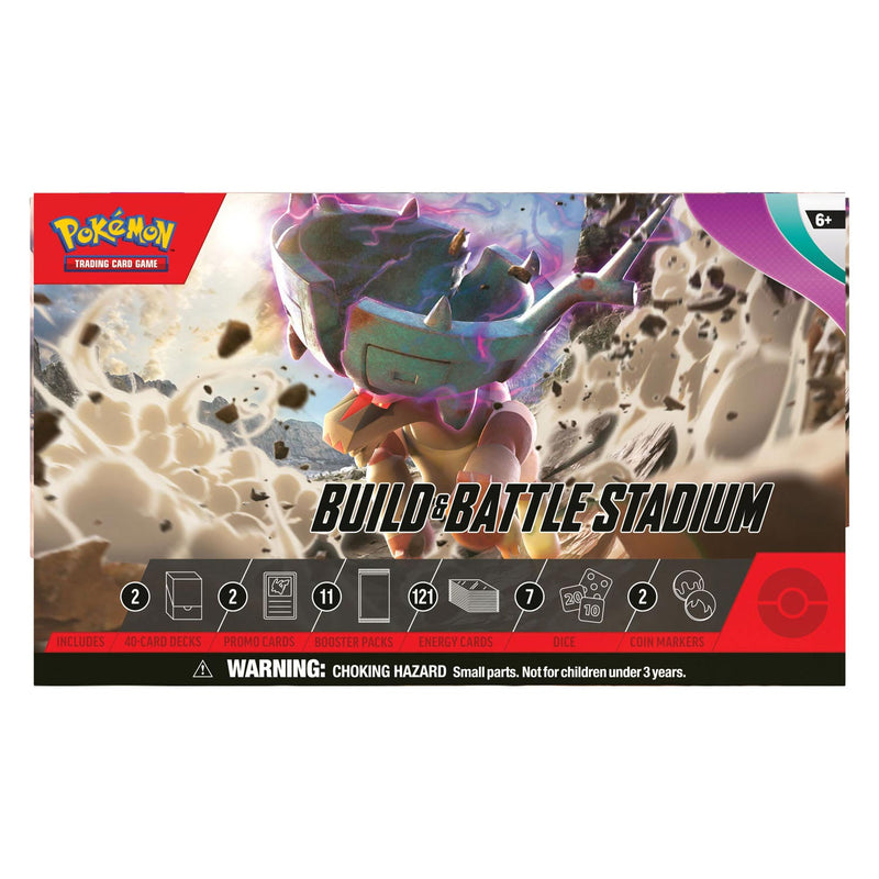 Load image into Gallery viewer, Asmodee Pokemon TCG Scarlet Violet Paldea Evolved Build Battle Stadium