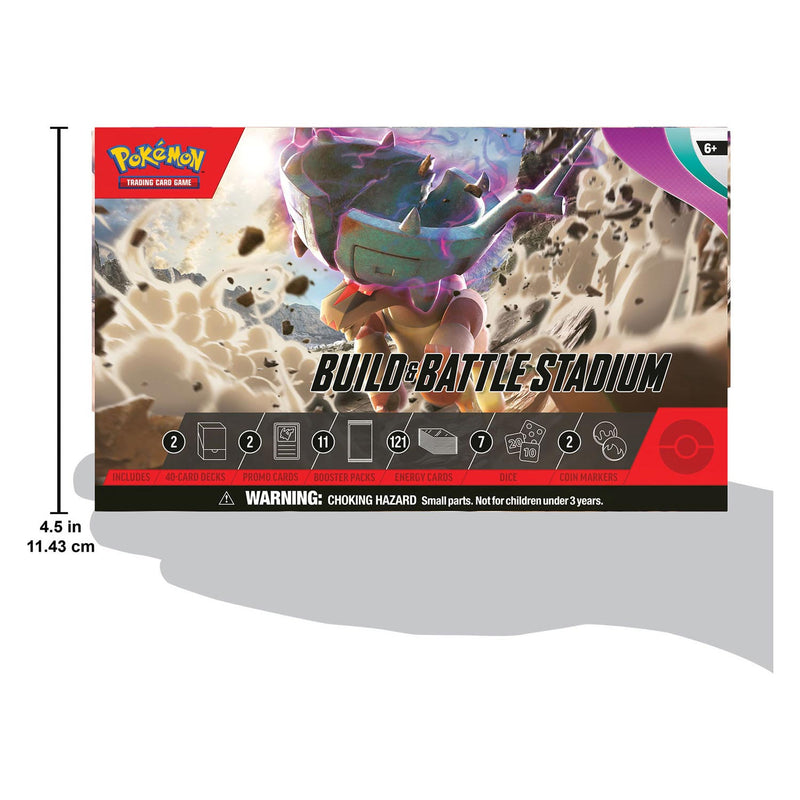 Load image into Gallery viewer, Asmodee Pokemon TCG Scarlet Violet Paldea Evolved Build Battle Stadium