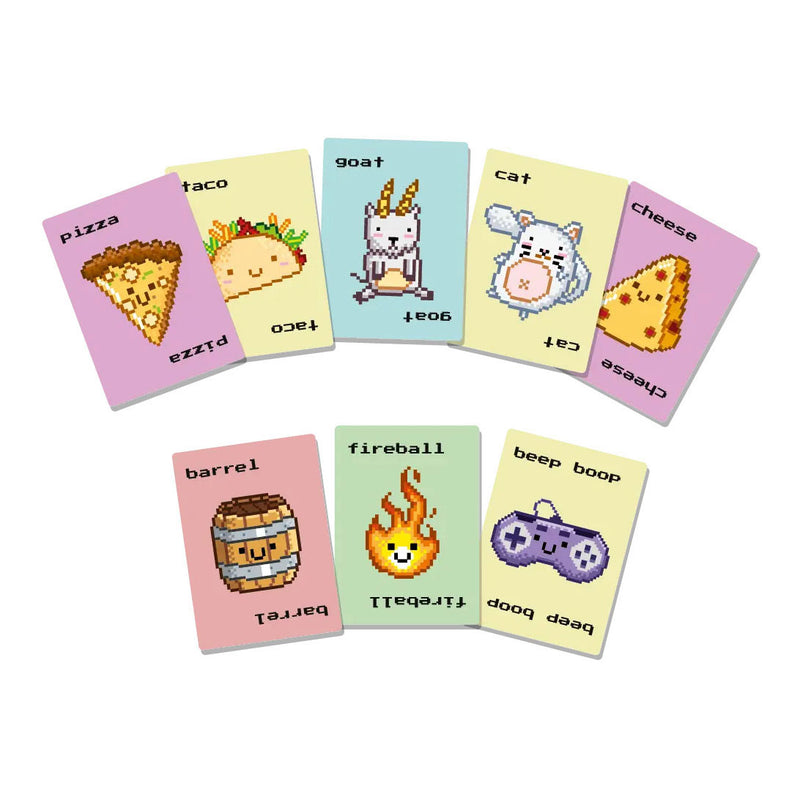 Afbeelding laden in galerijviewer, Geronimo games kaartspel taco cat goat cheese pizza - 8-bit editie