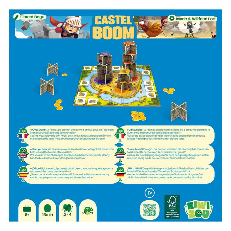 Load image into Gallery viewer, Geronimo games kiwizou bordspel castel boom