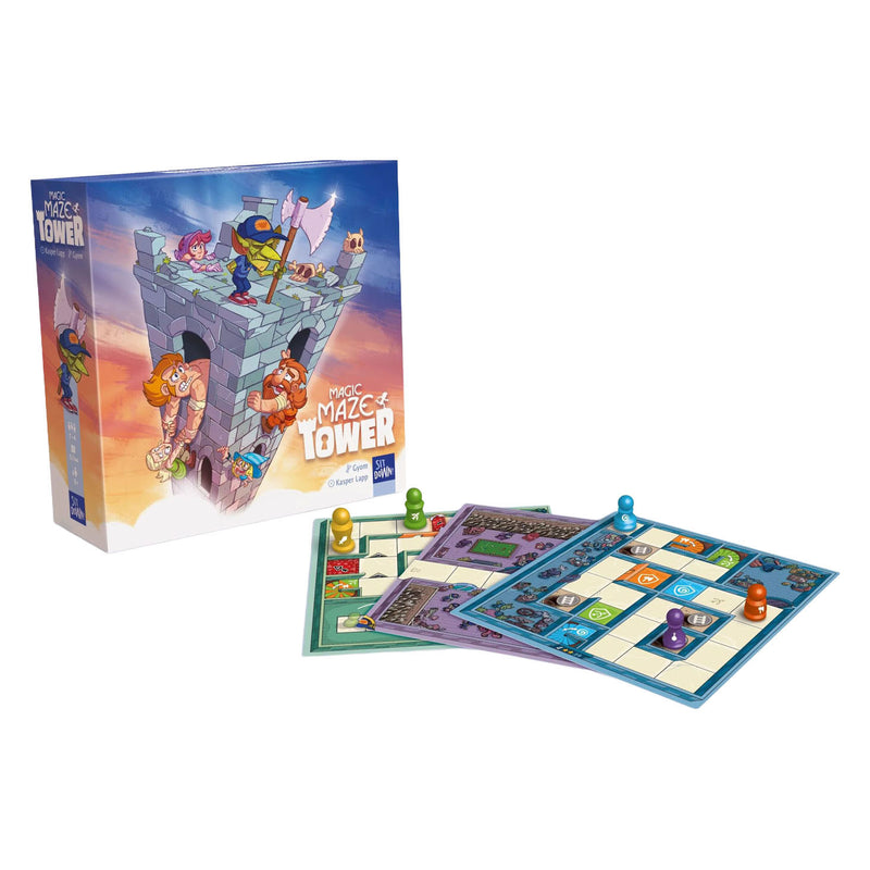 Afbeelding laden in galerijviewer, Geronimo games sit down bordspel magic maze tower